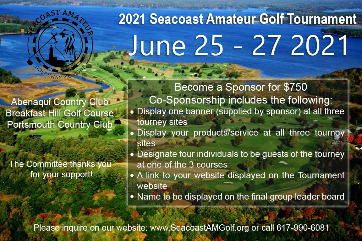 Seacoast Amateur Golf Championship Annual Tournament Featuring the